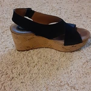 Black Clark's Artisan Sandal